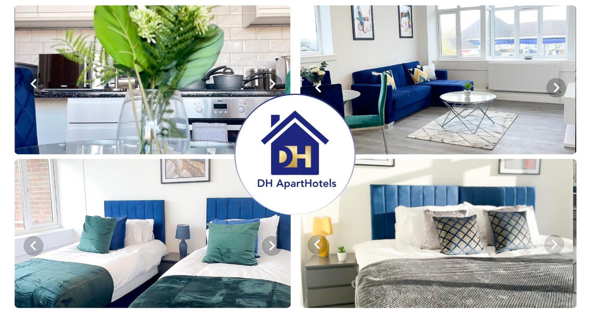 2 Bedroom Apartment - Flitwick - Contractor Friendly - Tourist Ready - Full Kitchen - Wifi - Smart Tv - Sofa Bed - Free Parking - Ideal For Short Or Long Stays Zewnętrze zdjęcie